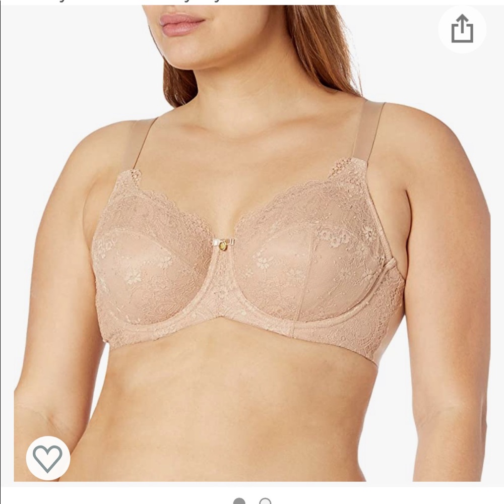 Soma Curvy Couture Lace Nude Bra 36DDD
